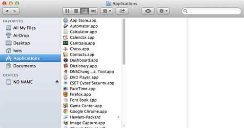 Mac OS Applications Folder